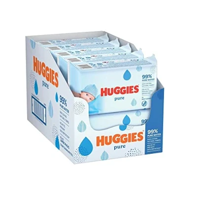 Afbeelding van Huggies Baby Wet Pure reinigingsdoekjes, 10 stuks