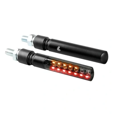 Afbeelding van Lampa Line SQ Sequentiële Led Dynamische Knipperlichten Motor 12V Waterbestendig 2 Stuks Achterkant
