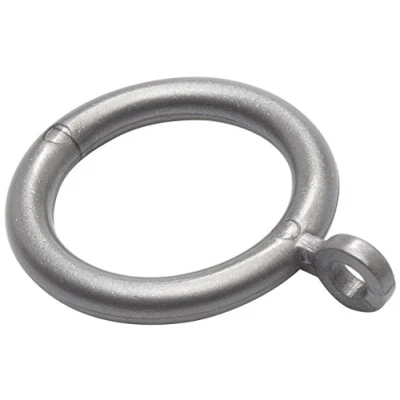 Afbeelding van Bulk Hardware BH05949 Gordijnroederingen van kunststof met vast oog, binnendiameter 28 mm (1,1/10,2 cm) Buitendiameter. 40 (1,1/5,1 Grijs, 24 stuks, wit,