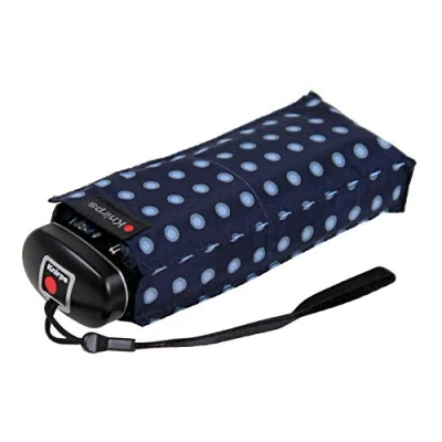 Afbeelding van Knirps Reiszakparaplu, Zwarte en blauwe honden, Modern
