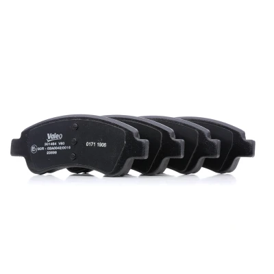 Afbeelding van VALEO 301464 Remblokkenset FIRST Vooras Excl. slijtage waarschuwingscontact Met anti kreukplaat CITROËN: C3 II Box Body / Hatchback, Picasso