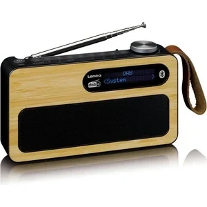 Image de Lenco Radio Portable Bluetooth Dab+ Noir (pdr 040bamboobk)