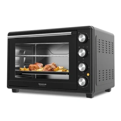 Afbeelding van Taurus Bureauoven 45 liter 2000 W vermogen tot 230 C 15 kooksoorten Stay On functie dubbel versterkt glas