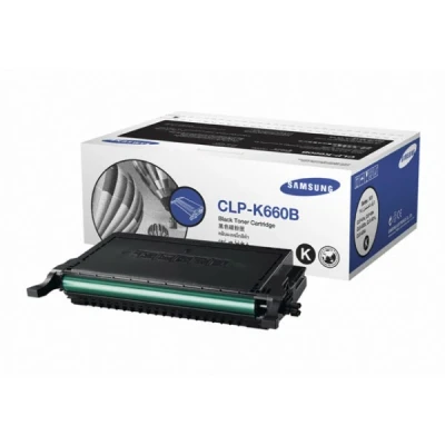 Image de Samsung CLP K660B noir originale cartouche de toner