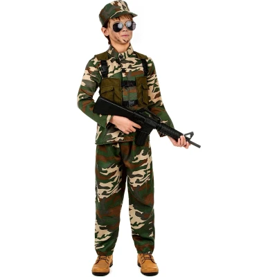 Afbeelding van &quot;Militair soldaten pak voor jongens Kinderkostuums 104/116&quot;