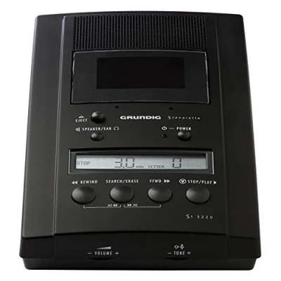 Afbeelding van Grundig Stenocassette Dekstop Systeem ST3220 PFO7400 dicteerapparaat met display