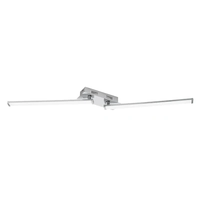 Afbeelding van EGLO Lasana 2 Plafondlamp Lichts Chroom Wit