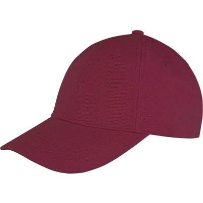 Afbeelding van Result Memphis Brushed Cotton Low Profile Cap RC081X Burgundy