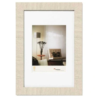 Image de walther design Cadre photo nature 10 x 15 cm avec passe partout, Home en bois HO015H