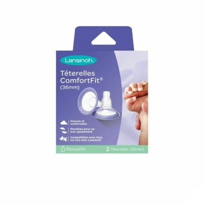 Image de Lansinoh Teterelles Comfort Fit 2x36mm