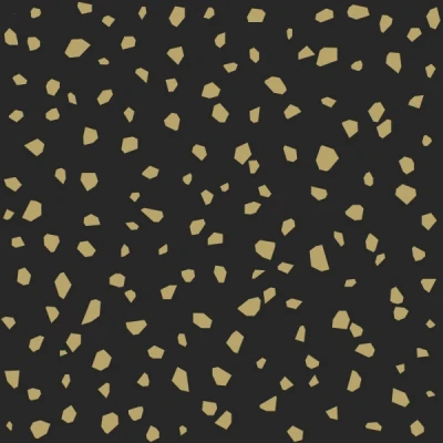 Afbeelding van ESTAhome behang terrazzo zwart en goud 139134 0,53 x 10,05 m