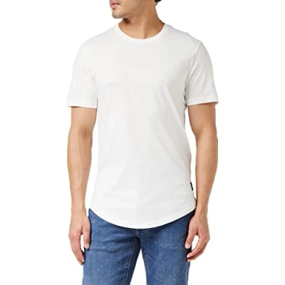 Image de ONLY &amp; SONS Matt Life Longy T shirt, Blanc., XXL