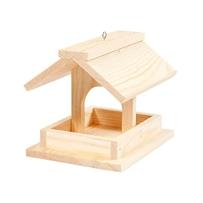 Afbeelding van Vogelvoederhuis, h: 12,5 cm, diepte 14,5 1 stuk, grenen