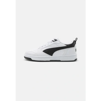 Afbeelding van Puma Rebound V6 Sneakers laag, Maat: 36, White/black Hoogwaardig imitatieleer