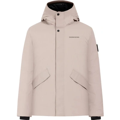Afbeelding van Didriksons Edwin Winterjas Heren Ash Brown XXL Grijs Jassen