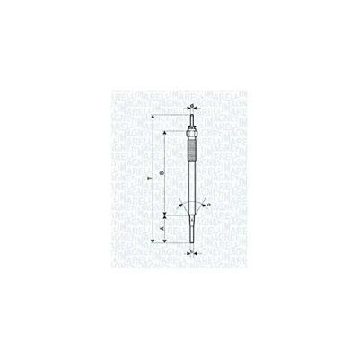 Afbeelding van MAGNETI MARELLI 062900036304 Gloeibougie 11V 10A M10X1,25 TOYOTA: Corolla Verso, IX Hatchback, Avensis I Saloon