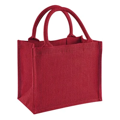Afbeelding van Jute Mini Gift Bag (Rood)