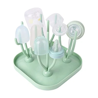 Afbeelding van Vicloon Babyflessifon, Flessenafdruiprek Boom Verwijderbare flessendroogrekken voor babyflessen, bestek, spenen, kopjes