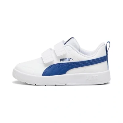 Afbeelding van Puma Baskets Courtflex V3 V Ps unisexes pour enfant, White Clyde Royal, 11 UK