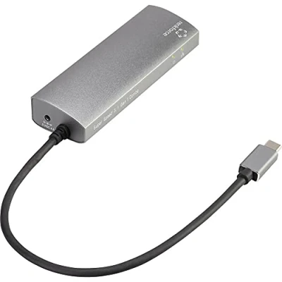 Afbeelding van Renkforce Netwerkadapter/Hub 1 GBit/s USB C 5Gbps, LAN (10/100/1000 MBit/s), 3.2 Gen (USB 3.0)