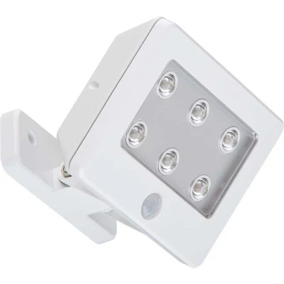 Afbeelding van BRILONER Buitenlamp bewegingsmelder draaibare batterij IP54 wit 6500K 0,12W