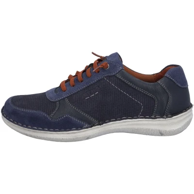 Afbeelding van Josef Seibel Anvers 97 Sportieve veterschoenen, Heren, Maat: 41, Ocean Leer