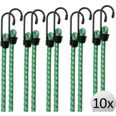 Afbeelding van 10 x Rubberen Bagagespin met haken 61 cm 8 mm Ø
