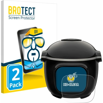 Afbeelding van BROTECT Screenprotector voor Moulinex Cookeo Touch Folie Beschermfolie transparant (2 Stuks)