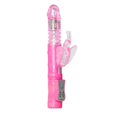 Afbeelding van Stotende Butterfly Vibrator Roze