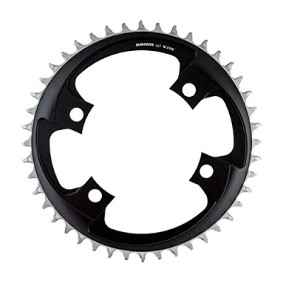 Afbeelding van Kettingblad Sram X Sync 38 Tands, 4 Arm, 107 Mm Gatafstand, Zwart