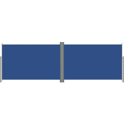 Afbeelding van Tuinscherm uittrekbaar 220x600 cm blauw