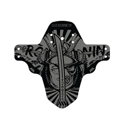 Afbeelding van All Mountain Style AMSMG1ROGY spatbord beschermt jou en je fiets tegen afval vuil, roning grijs, uniseks, Eén maat