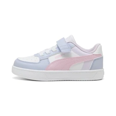 Afbeelding van PUMA Caven 2.0 Block Ac+ Ps Sneakers, uniseks, kinderen, Cool Weather Roze Paars Wit Lilac Frost