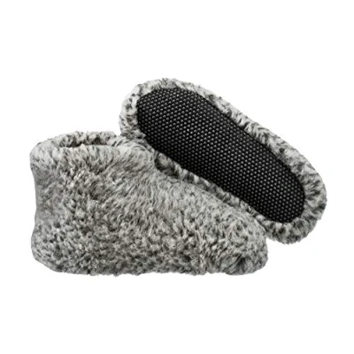 Afbeelding van ESTRO Pantoffels dames, winter, uniseks, wollen pantoffels, laarzen voor heren, OLE antislip zolen, Asgrijs