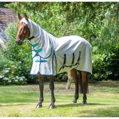 Afbeelding van Highlander Plus Eczeemdeken Sweet Itch Combo Wit 145/195