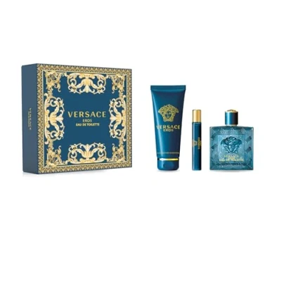 Afbeelding van Versace Eros Giftset 100 ml eau de toilette spray + 10 showergel cadeauset voor heren