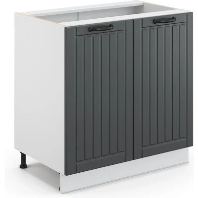 Afbeelding van Vicco Halfhoge kast Fame Line, Antraciet/Wit, 80 x 81.6 cm met legplank, zonder werkblad