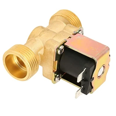 Afbeelding van G3/4 messing elektrische magneetventiel voor normaal gesloten 12 V DC water