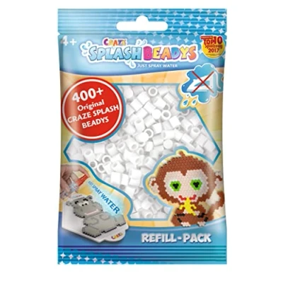 Afbeelding van CRAZE SPLASH BEADYS 11423 vervangende parels, wit, strijkvrij, wit