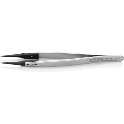 Afbeelding van KNIPEX 92 81 02 ESD pincet met verwisselbare punten 130 mm