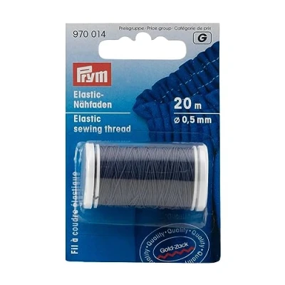 Afbeelding van Prym Pym Elastic Navy (0,5 mm, 20 m) naaigaren, 1 stuk