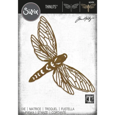 Afbeelding van Sizzix Thinlits Snijmal Set Perspective Moth 2 stuks