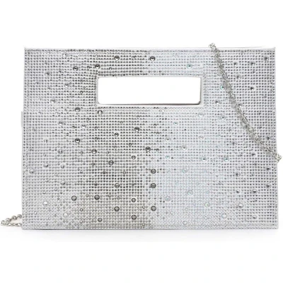 Afbeelding van Tamaris Koppeling Schoudertas Amalia Rhinestone Clutch Silver Zilverkleurig