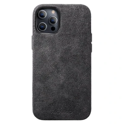 Afbeelding van iPhone 12 Pro Max Alcantara Case Space Grey