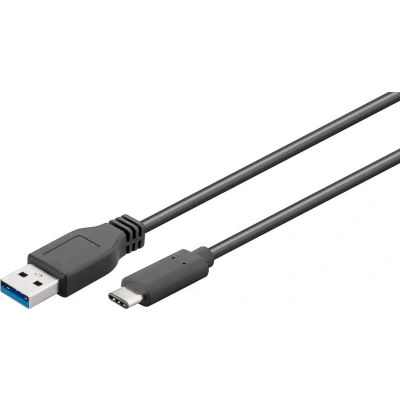Afbeelding van Microconnect USB3.1CA0015 0.15m USB C A Mannelijk Zwart kabel
