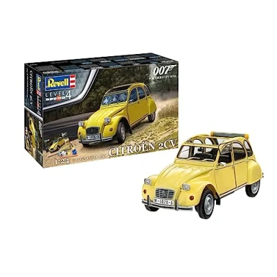 Afbeelding van 1:24 Revell 05663 James Bond 007 Citroen 2 CV Geschenkset Plastic Modelbouwpakket