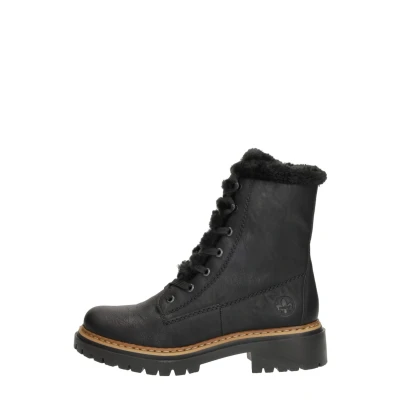 Afbeelding van Rieker Snowboots, Dames, Maat: 37, Schwarz Hoogwaardig imitatieleer
