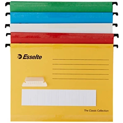 Afbeelding van Esselte hangmap Pendaflex Economy, geassorteerde kleuren, pak van 10 stuks