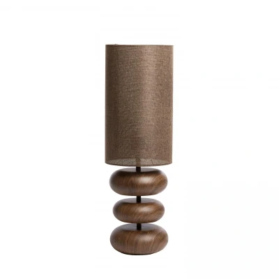 Afbeelding van Light &amp; Living Tafellamp Danialo Bruin Ø22cm Modern
