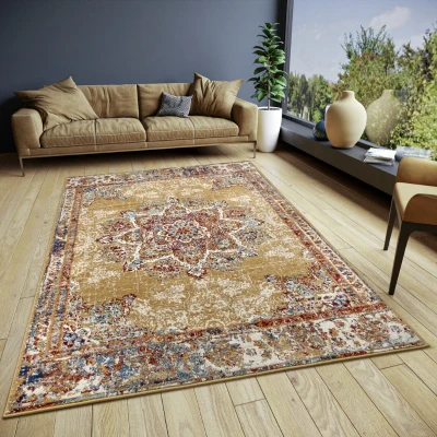 Afbeelding van Vloerkleed Maderno Goud 200 x 280 cm Dekbed Discounter.nl